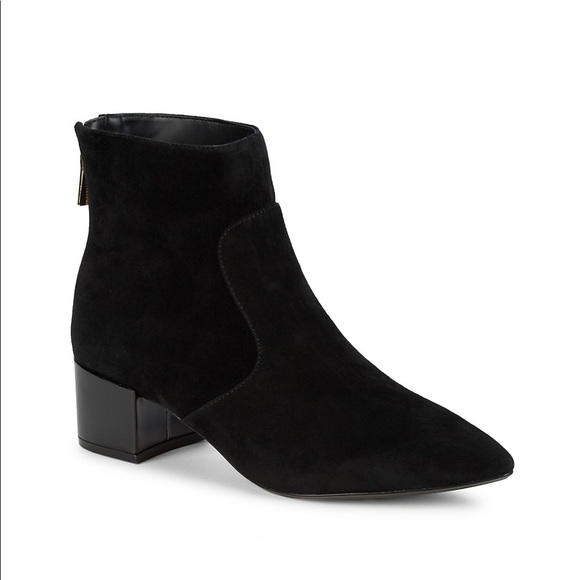 Karl Lagerfeld Shoes - NWT Karl Lagerfeld Suede Block Booties